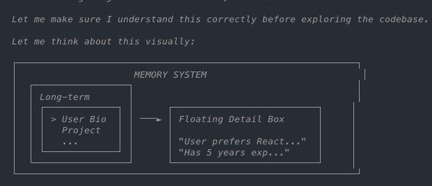 Next time you want Claude Code to design a UI, get it to sketch ASCII wireframes first.

It’s way faster than waiting for full implementation and so much easier to read than a written design.

I’m honestly amazed how clean the ASCII layouts are.