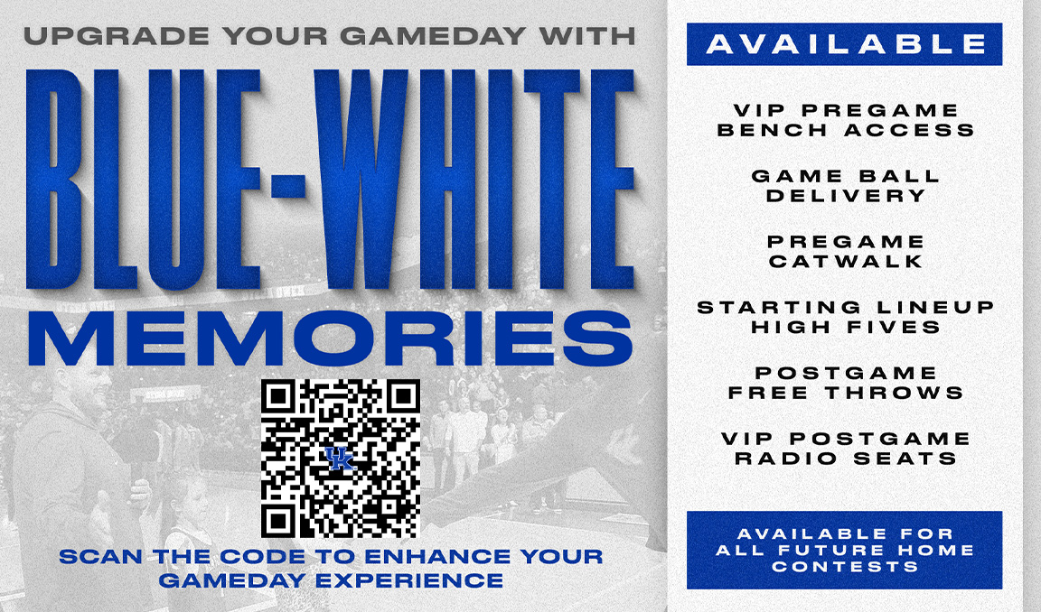 UKAthletics's tweet photo. Looking for the memory of a lifetime in @Rupp_Arena this holiday season???

Find out more about Blue-White Memories at https://t.co/bpmaPtEBdF https://t.co/e9NDpVbbk0
