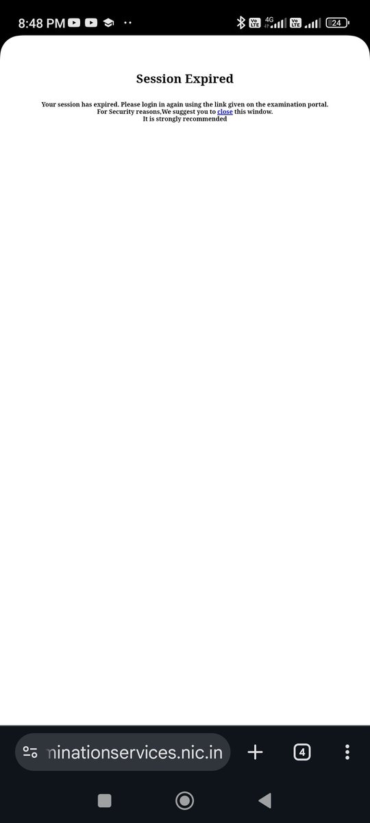 Avinashag78's tweet image. @NESTSHQ "मैं अपना एडमिट कार्ड डाउनलोड नहीं कर पा रहा हूँ। वेबसाइट बार-बार एरर दिखा रही है। कृपया समाधान बताएं। #AdmitCardIssue"