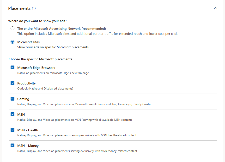 Beyond excited about <a href="/MSFTAdvertising/">Microsoft Advertising</a> Audience ads bringing even more control to where ads serve! 

Make informed decisions about where you want your display, native, and videos ads to serve on our premium inventory

#ppc #pccchat