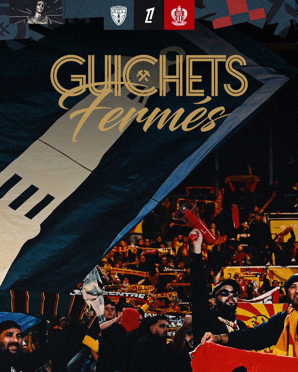 « 𝐷𝑒𝑝𝑢𝑖𝑠 𝑡𝑜𝑢𝑗𝑜𝑢𝑟𝑠 𝑑𝑎𝑛𝑠 𝑛𝑜𝑠 𝑐𝑜𝑟𝑜𝑛𝑠 » ⚒️

𝟕𝟓𝒆 guichets fermés en compétitions officielles pour ce #RCLOGCN, match des célébrations de la #SainteBarbe. 

#Le12eHomme