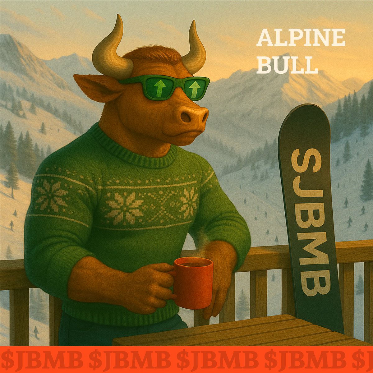 🎿 Some chase slopes, some just enjoy the view and stay long. $JBMB