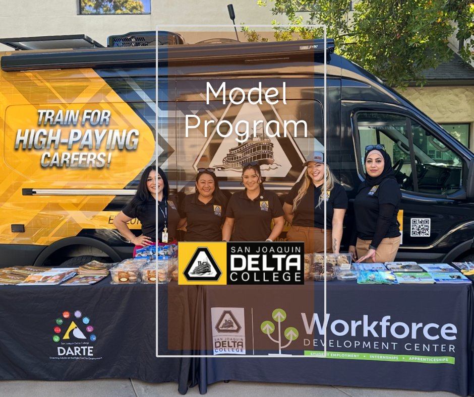 CAEP is celebrating model programs like <a href="/SJDeltaCollege/">SJ Delta College</a> CTE Ambassador Program! Breaking barriers for adult learners &amp; ELLs with resume prep, career workshops, VR exploration &amp; free professional attire. Learn more 👉 caladulted.org/Practice

#CTE #CareerReady #AdultEducation