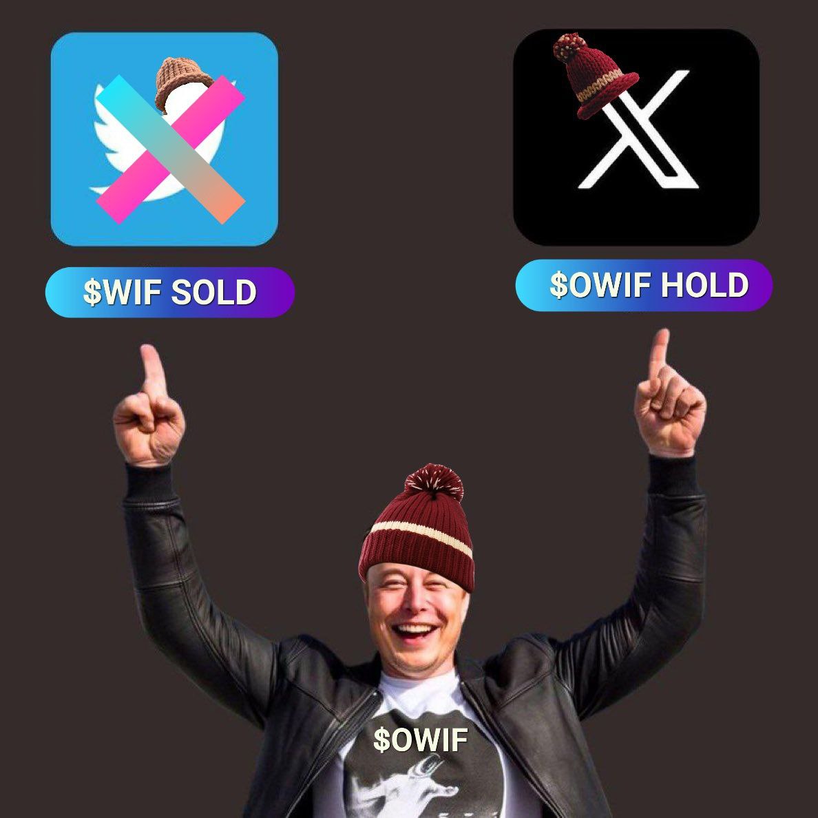 OriginalWifHat's tweet image. when the choice is this clear, the vibe speaks for itself.
$wif sold and $owif held
the hat stays on
the community moves forward
let’s keep building
#dogwifhat #oif