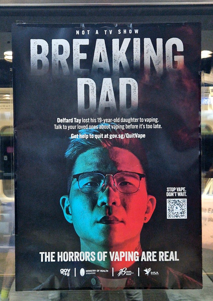 Vaping propaganda in Singapore is wild.