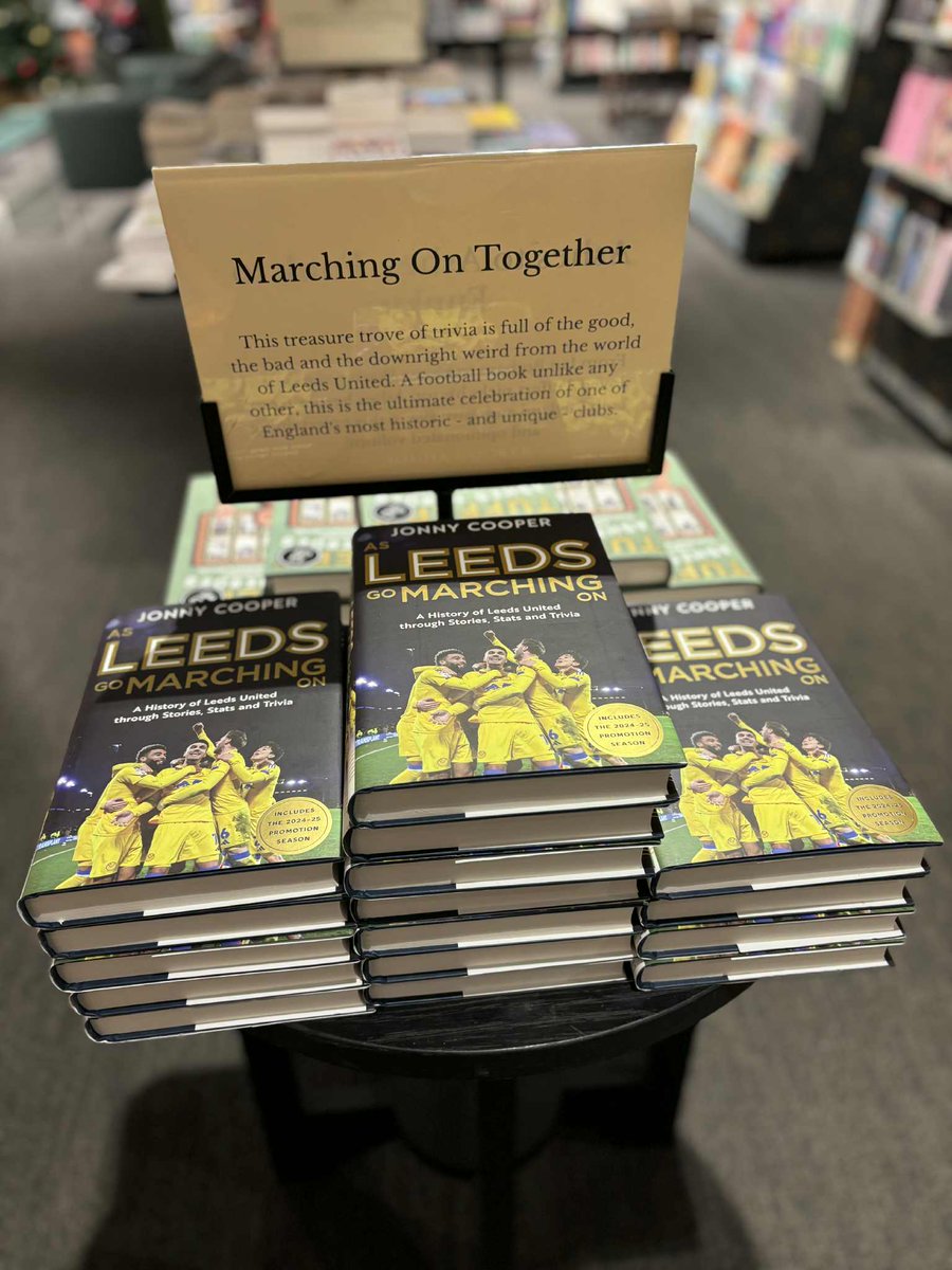 JRCooper26's tweet image. Less than two weeks to go until Christmas, and I can recommend a book to buy for all #lufc fans... available in Waterstones, in Asda, and on Amazon, among other places!

amazon.co.uk/As-Leeds-Go-Ma…