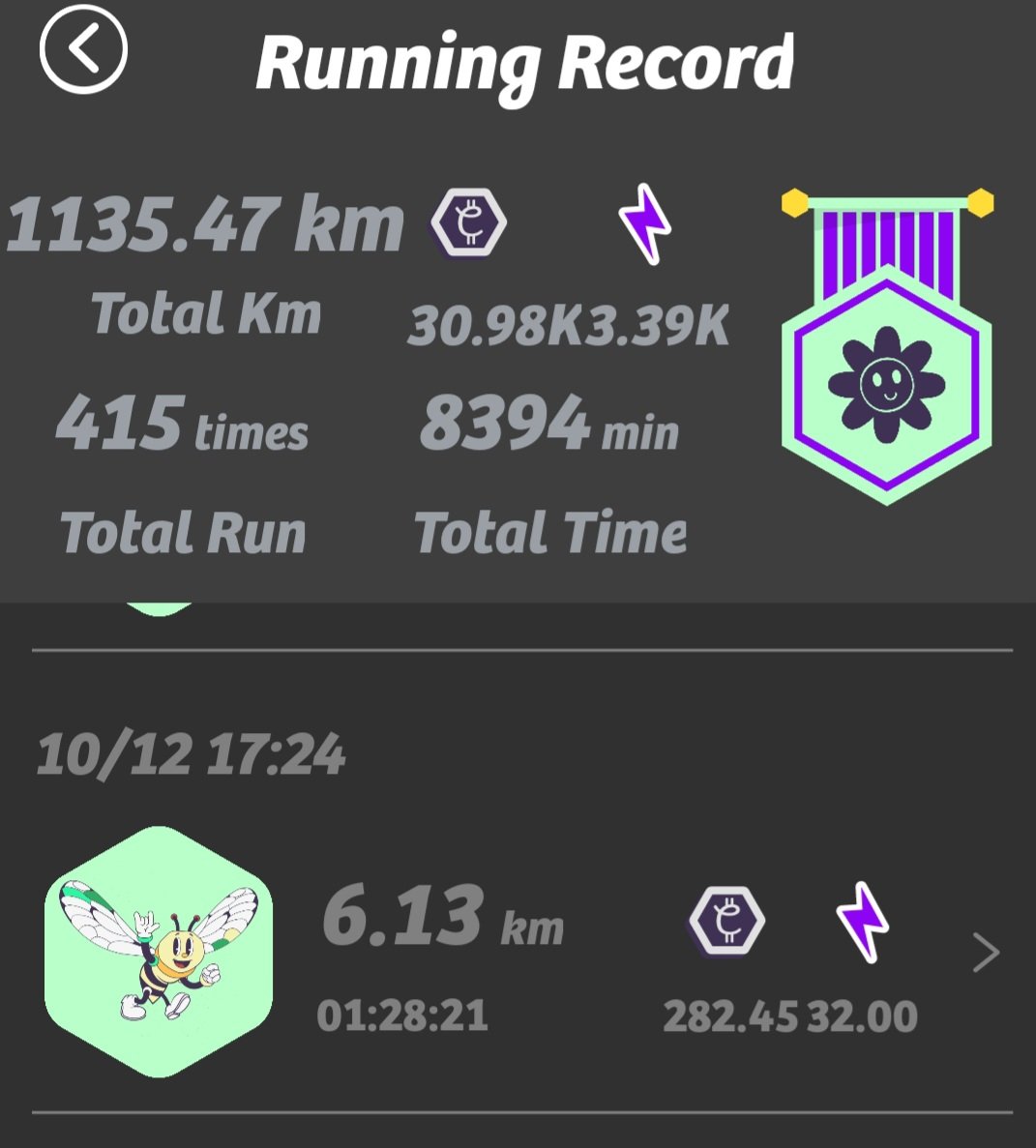 witchbill's tweet photo. @The_Life_Bomb 
running every day
healthy! https://t.co/zksxV1ruPE