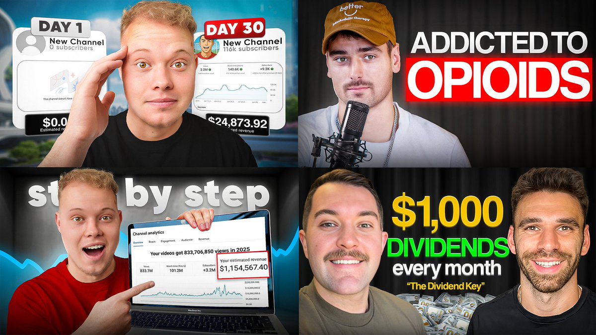 Sharing some of my older thumbnails!

Which one is your favourite?