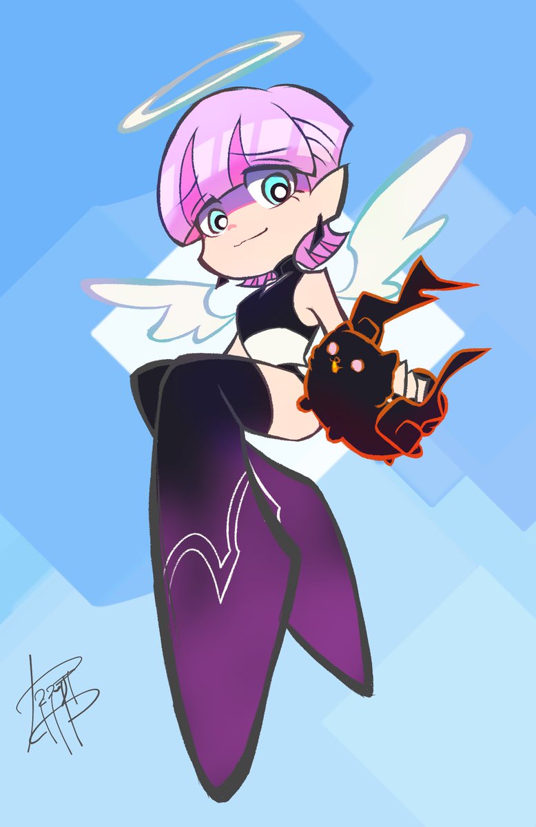 NamAsATo_53's tweet image. 本日のラクガキコーナー
ウレタンと犬ゴースト
猫のゴーストいれば、もちろん犬もいますよね。そんな話も見たいです。