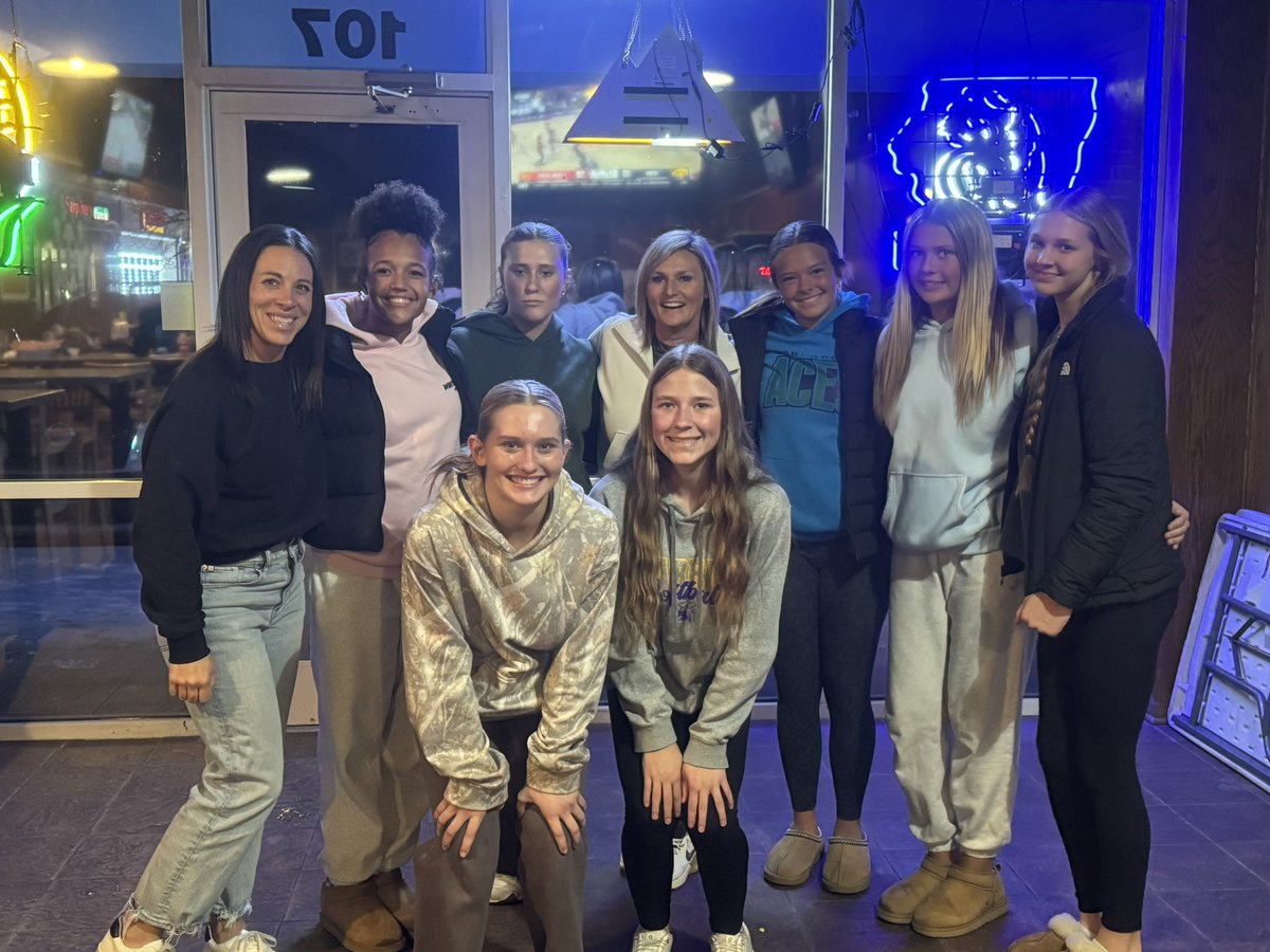 BA16uOlson's tweet photo. Nothing better than a holiday dinner with our BA family! Sadly missing some, but felt good to be back with our people. Grateful for the trust, support, and the way every family shows up for every girl. And these custom kicks…unreal!! Can’t wait to wear them on the field! 🔥👟💙 https://t.co/CnODm1BTKE
