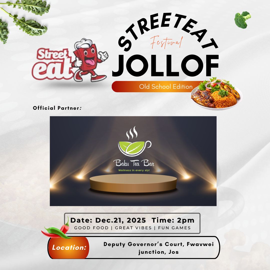 SuperSlimEli's tweet image. What are your plans for 21st December? Flexible or not, come let's hangout and eat delicious Jollof at the #StreetEatJollofFestival25 

Venue is Fwavwei Junction
2pm 😎
Official Partners ⬇⬇
 @RuthDamar_ @PeakMilk 
#JollofOnTheGo