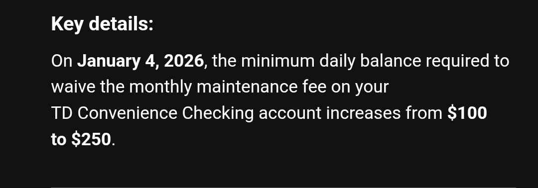 TimoJames27's tweet image. TD Bank out here scraping the bottom of the barrels