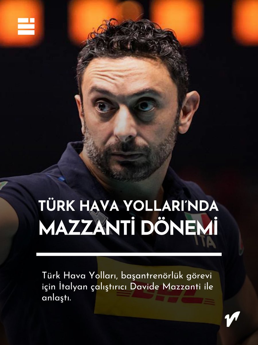 Türk Hava Yolları, başantrenörlük görevi için İtalyan çalıştırıcı Davide Mazzanti ile anlaştı. 🤝