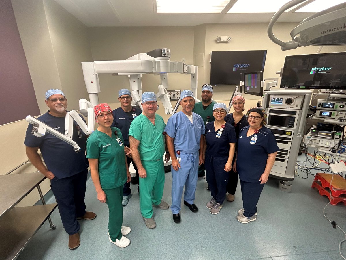 AdventHealthEFL's tweet photo. Whole-person heart care continues to grow at AdventHealth Waterman. ✨

Dr. Gary Allen has performed 100 robot-assisted heart surgeries, giving patients a gentler approach and recovery close to home. 💙 

Learn more: https://t.co/Y8CqIWhv7r https://t.co/4OKAEOCpM8