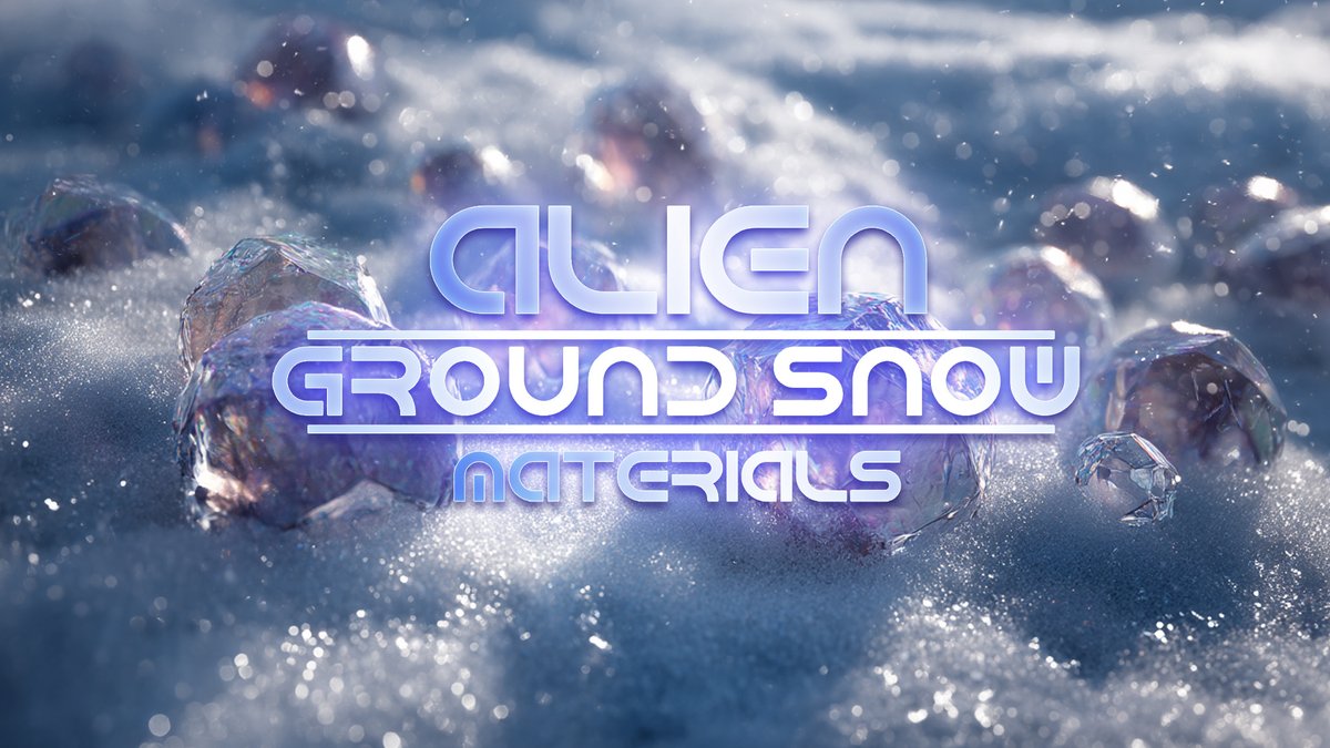 New material pack released: ALIEN SNOW &amp; ICE
tinyurl.com/aliensnowice