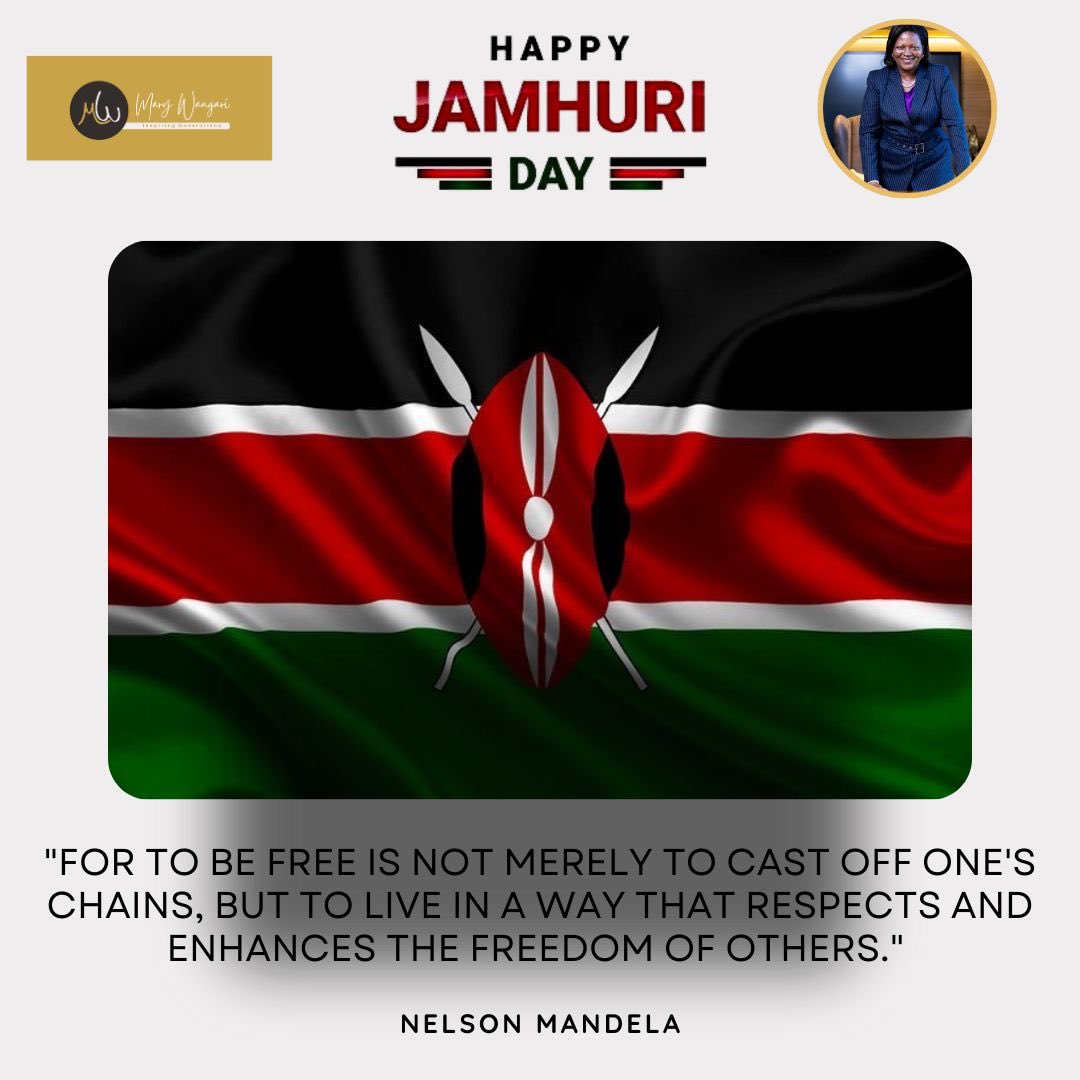 As we celebrate Kenya’s journey &amp; the sacrifices of our forebearers, let’s remember that leadership is measured not only by what we achieve for ourselves but by the positive impact we create for others.