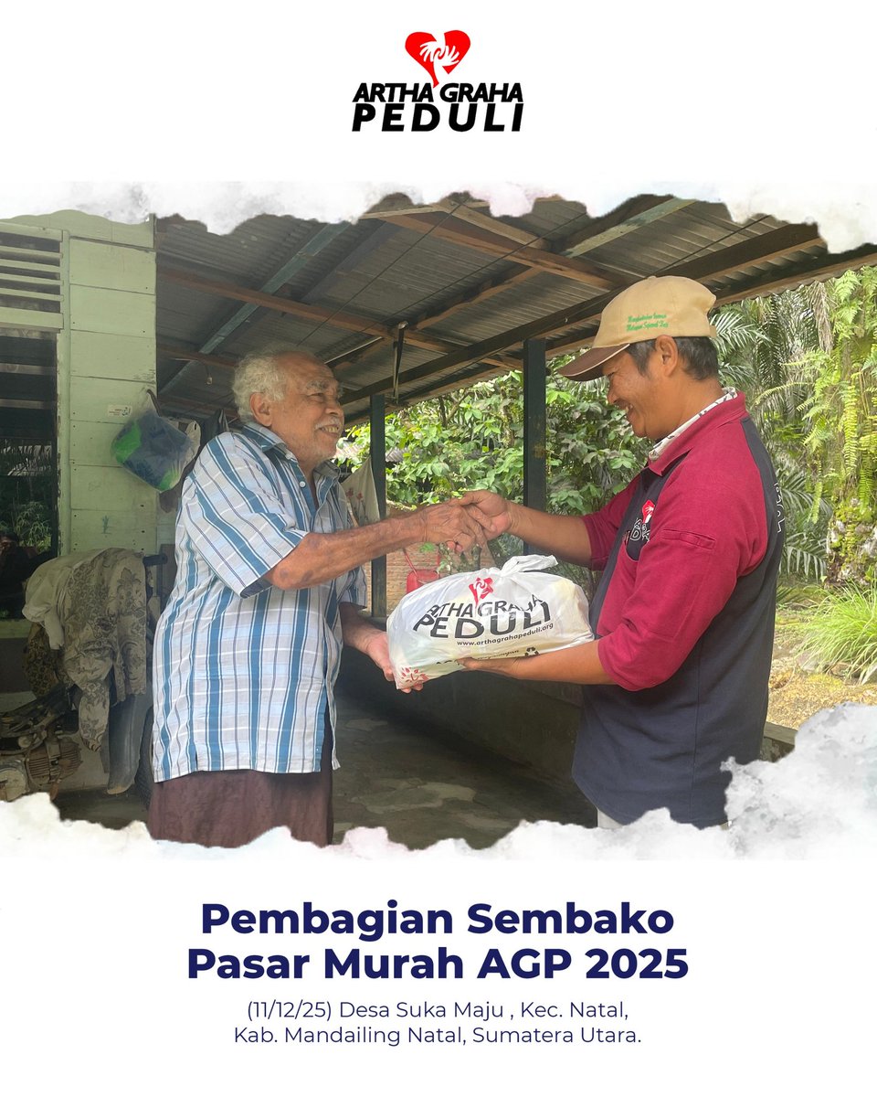 AndyZuliandi's tweet photo. #PasarMurahAGP2025
#PasarMurahAGP
#StabilitasPangan
#SupplaiBerkelanjutan
#ArthaGrahaPeduli
#AGP_PAS
#AGP_RMMDIS
#AGP_MandailingNatal
#AGP_SumateraUtara
#PeduliUntukNegeri https://t.co/kBxXSMrlWL