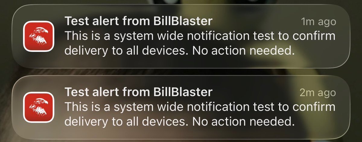 gc22gc's tweet photo. 📲 @BillBlasterApp users: you may see test notifications. Please ignore for now and thanks for your patience. We’re building real time alerts so you can jump on CTAs during the show and throughout the day. Action, action, action. https://t.co/TrywB25aMZ