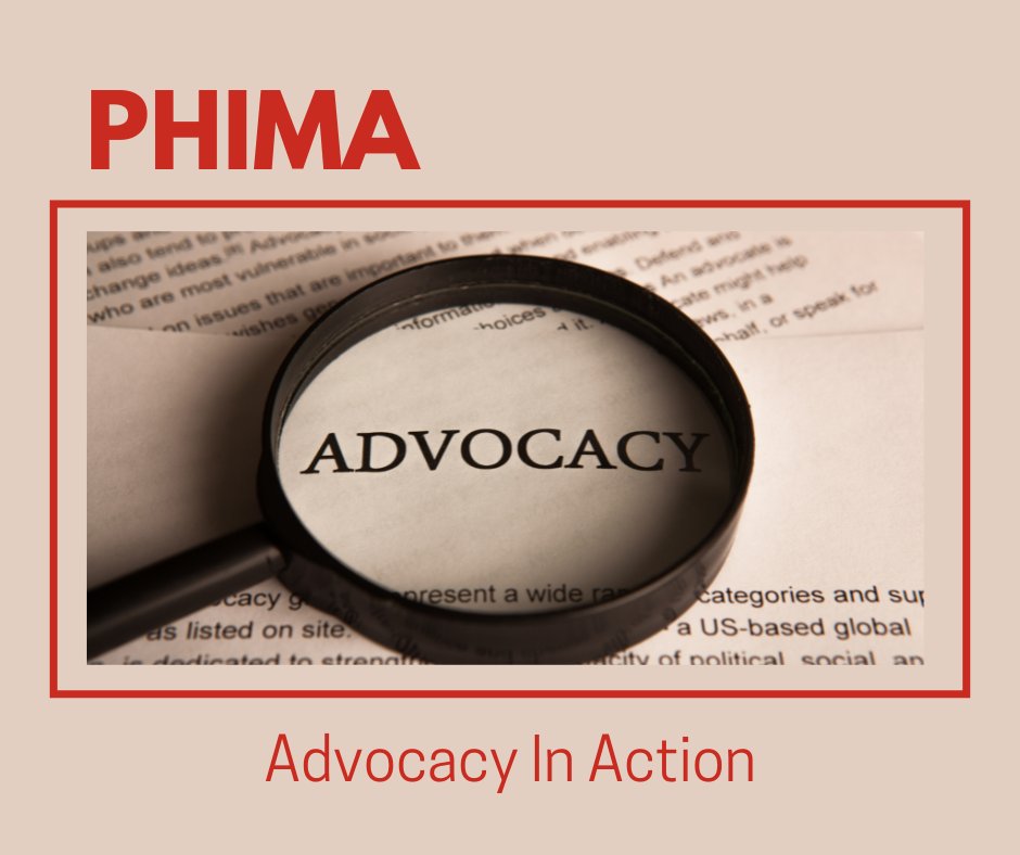 Read the new PHIMA Weekly e-Alert: Advocacy in Action at champ.ly/fmQWauKg.