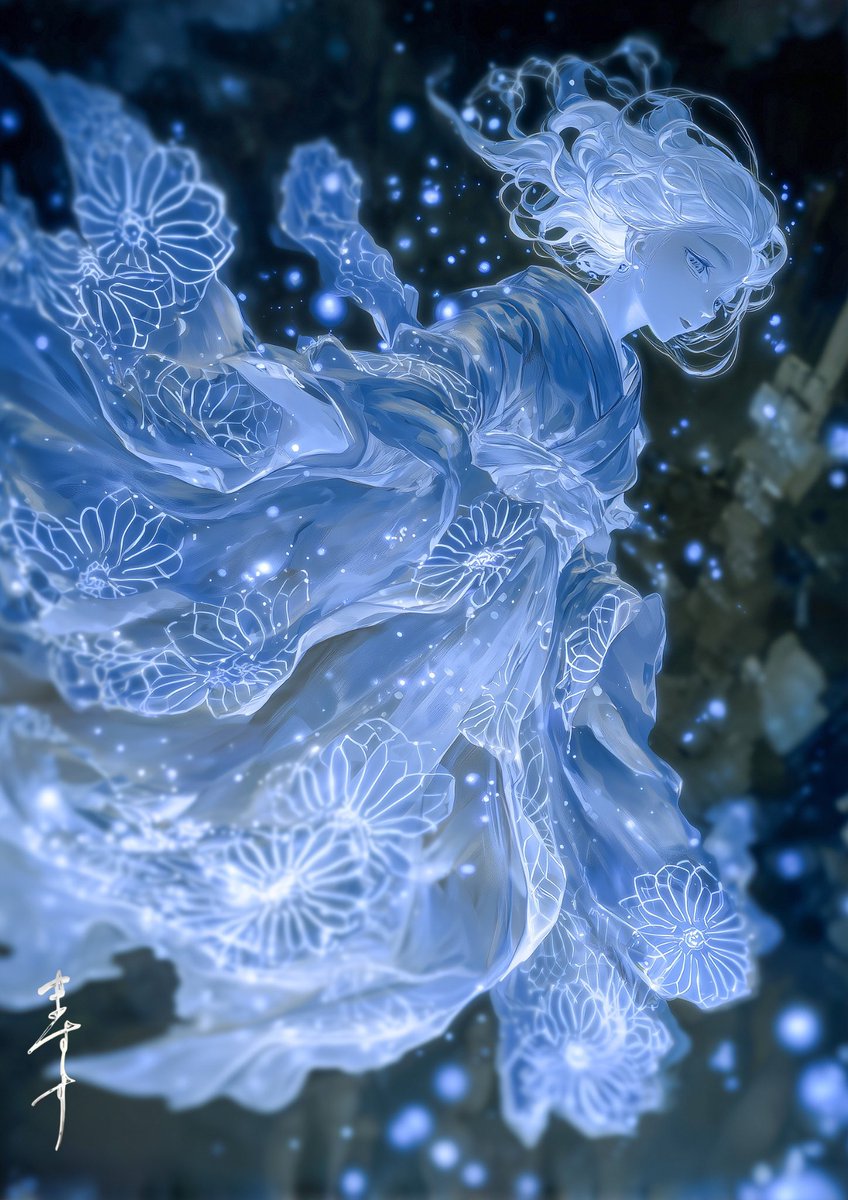 👘🩵💧✨ #AIart︎