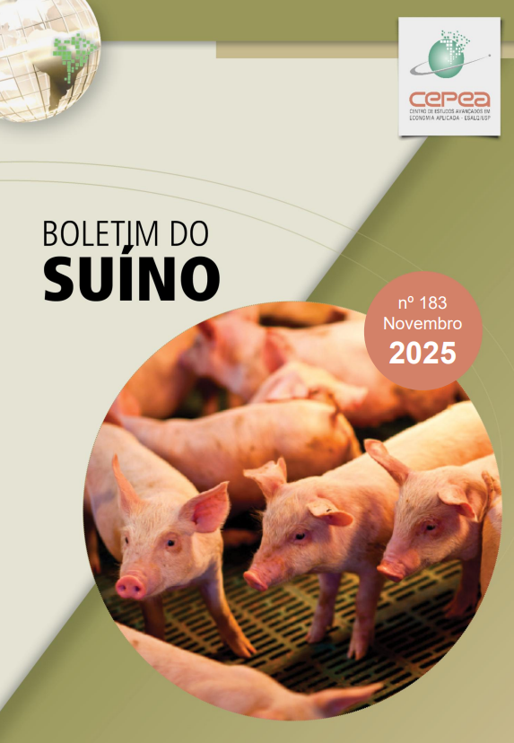CepeaEsalq's tweet image. #SUÍNO – O Boletim do Suíno de novembro está disponível no site do Cepea!
.
Confira em nosso site cepea.esalq.usp.br &amp;gt; Suínos &amp;gt; Boletim do Suíno
.
#suinocultura #pecuária #agronegócio #Cepea