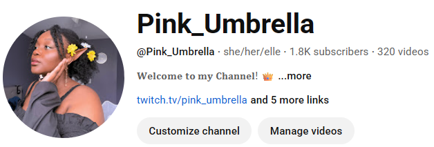 thank you for 700 followers on Instagram 🤍
(I am shook. I literally started posting again around Twitch con after not posting for 3 years. I think I started at 450? 😂)

and 1.8K subscribers on YouTube 🤍