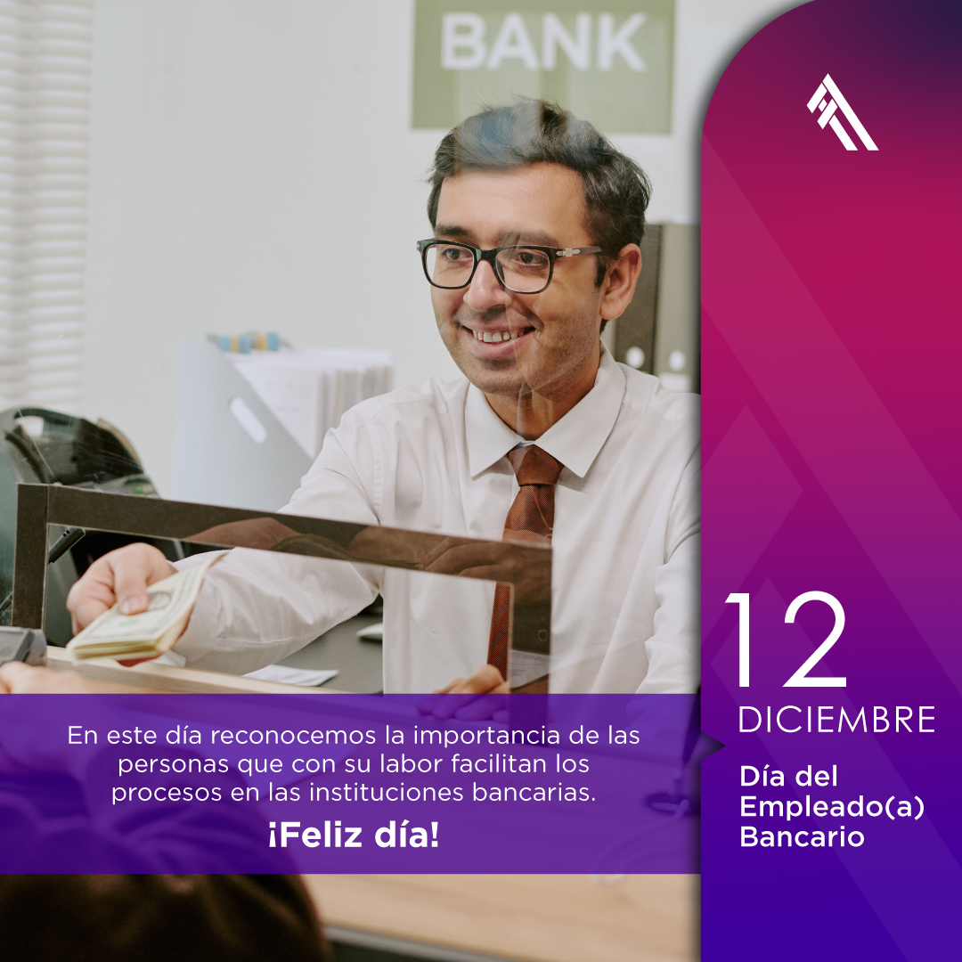 12 de diciembre: Día Nacional del Banquero(a).

Hoy reconocemos la labor de quienes fortalecen el sector financiero y brindan apoyo diario a millones de clientes.

 ¡Feliz día! 🎉💼

#diadelbanquero #12DeDiciembre