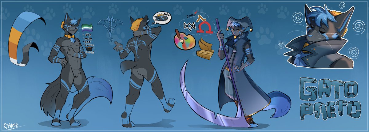 ChaseDubs_Arts's tweet photo. Refsheet of my sona!!
#refsheetart #catfurry https://t.co/ag49CGjOe4