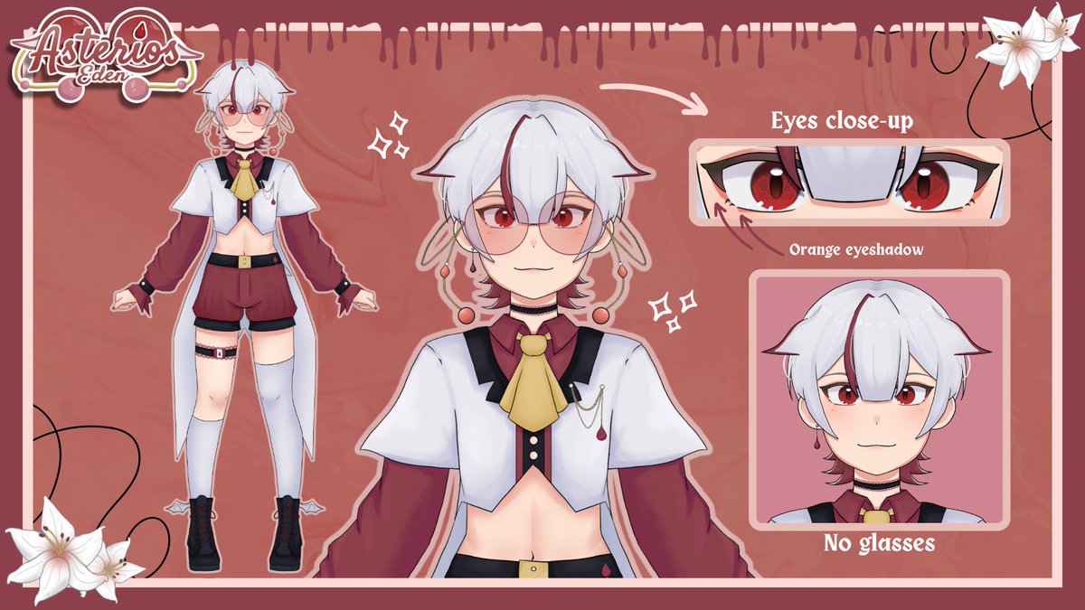 Asterios Eden 🤍🩸 VTUBER tweet media