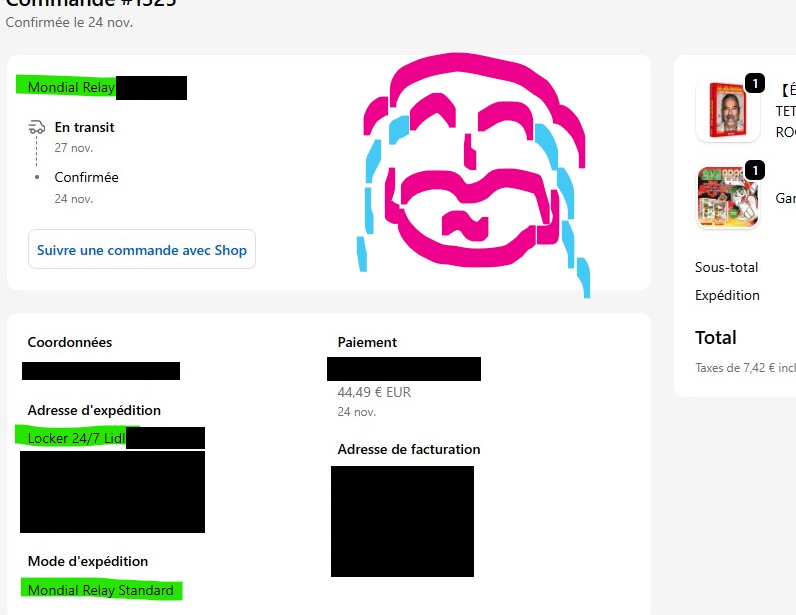 Quelle galère encore avec <a href="/mondialrelay/">Mondial Relay by Inpost</a> 🤬
Livraison en locker près de chez moi puis, mail de <a href="/ColisPrive_Avis/">Colis Privé Avis</a> qui prend le relai 🙄 et pour eux ma livraison en Locker devient "livraison à domicile" 🤡
Au final le livreur m'a considéré absent donc retour expéditeur <a href="/Odyssee_gg/">Odyssée</a> 🤓