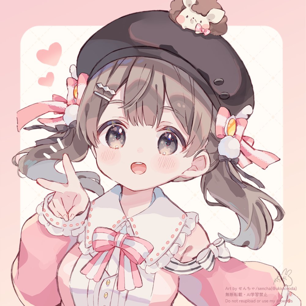 モカちゃん 様 こちらのモカちゃんイラストは、冬コミでアクリル色紙になる予定です