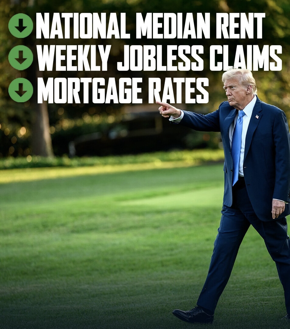Donald J. Trump Truth Social Post of the Meme 10:25 AM EST 12.12.25

The 30-Year Fixed Mortgage Rate under Joe Biden's last month in office averaged 6.60% and today 12.12.25 under President Trump is averaging 6.22%
-0.38 points down. (source Freddie Mac's Primary Mortgage Market