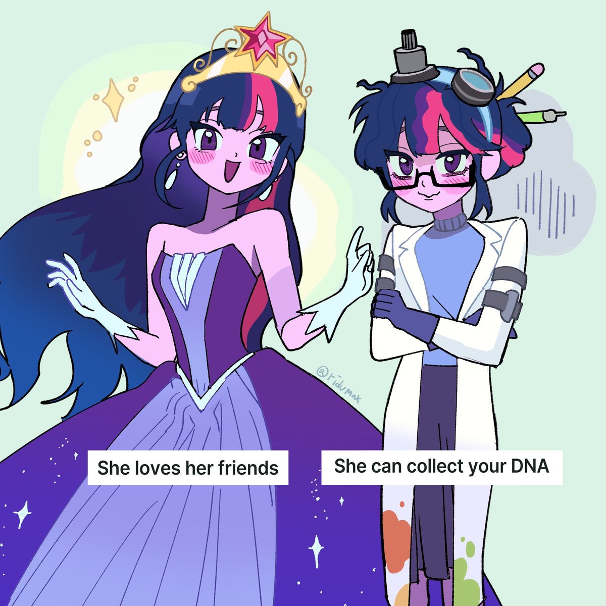 Las 2 Twilights.

Artista: Ridumax.