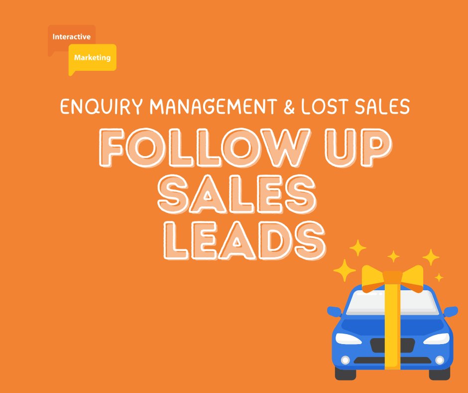 IM_Socials's tweet image. Our Enquiry Management &amp;amp; Lost Sales service can:

- Follow up sales leads 
- Collect customer requirements &amp;amp; feedback.
- Help  get ahead in the sales process.
- Chase up your lost business  
- Finding returning customers to the market &amp;amp; your brand.

Contact Us for help!!
