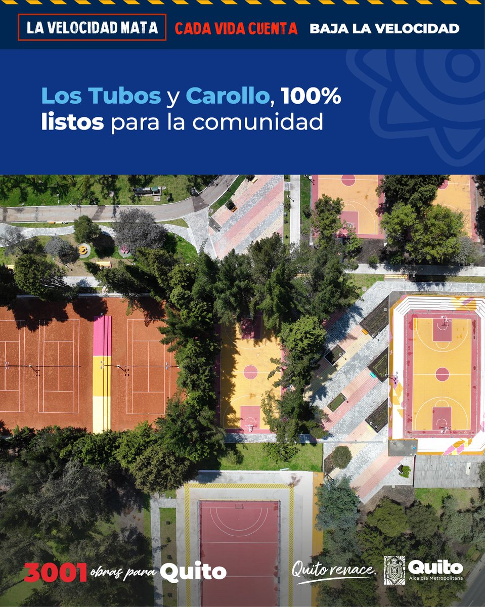 ObrasQuito's tweet photo. 🤩#QuitoConObras | #LosTubos es hoy un espacio lleno de vida🤩
Iluminación renovada, áreas verdes cuidadas y una pileta activada que se convierte en punto de encuentro barrial devuelven el brillo a este emblemático parque del sur de la ciudad.
#QuitoRenace #QuitoNoSeDetiene https://t.co/y4Yxr9PnTg