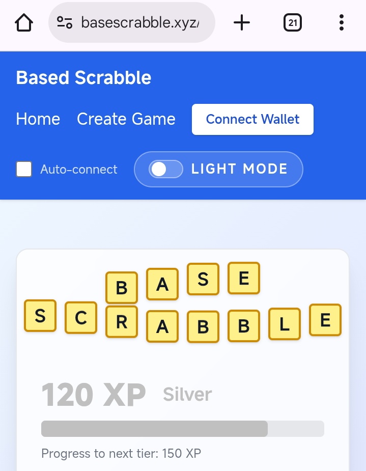 🚀 Base Scrabble Testnet is live.
XP stacking + referrals have started — early players get the advantage.

Join the waitlist &amp; claim your spot:
👉 basescrabble.xyz/waitlist

Your XP multiplies with referrals.
You snooze, you lose.
#basescrabble
#basechain
