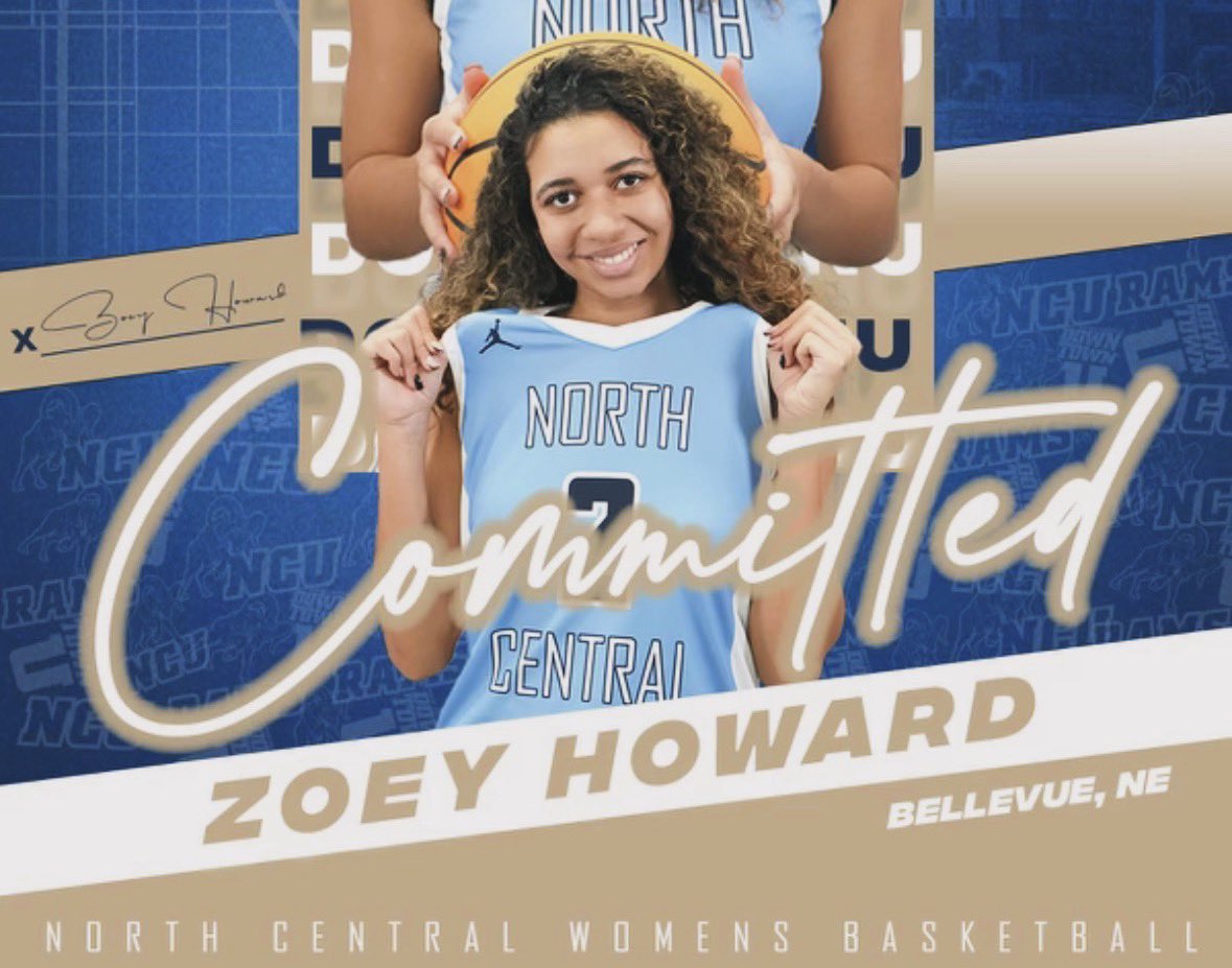zoeyhoward_2's tweet image. Blessed and grateful for the opportunity to continue both my academic and athletic career at North Central University! #GoRams  @NCU_WBB @BEASTGBB