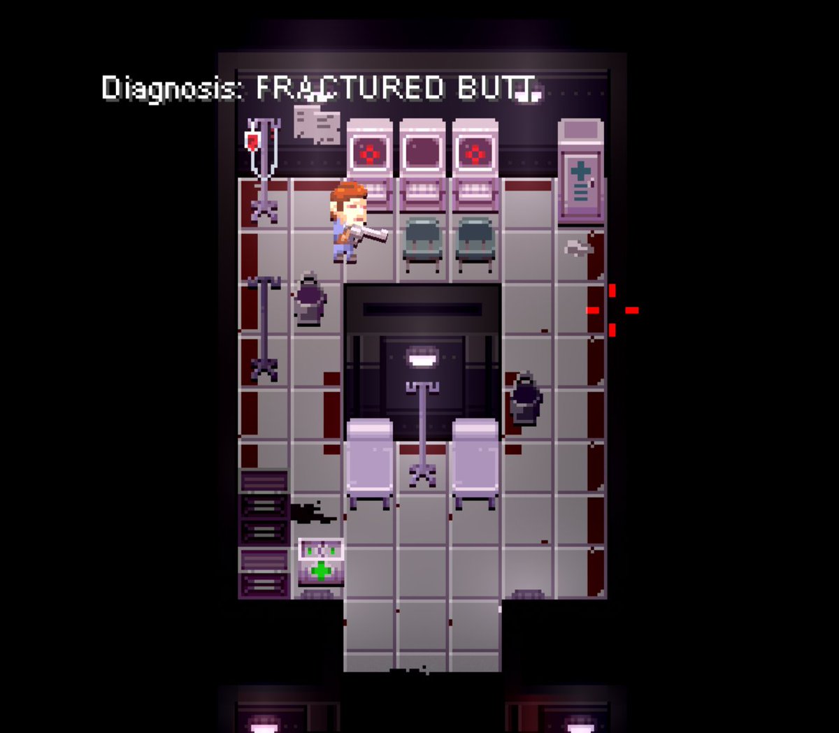 Diagnosis: FRACTURED BUTT