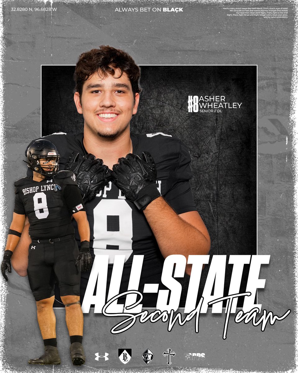 blathletics's tweet photo. 𝐒𝐞𝐜𝐨𝐧𝐝 𝐓𝐞𝐚𝐦 𝐀𝐥𝐥-𝐒𝐭𝐚𝐭𝐞
Asher Wheatley - Defensive Line

𝐇𝐨𝐧𝐨𝐫𝐚𝐛𝐥𝐞 𝐌𝐞𝐧𝐭𝐢𝐨𝐧 𝐀𝐥𝐥-𝐒𝐭𝐚𝐭𝐞
Nick Payne - Defensive Back
Diego Chavez - Offensive Line https://t.co/xmm5BPm22I