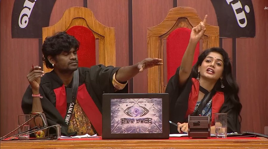 en ma viyana antha aalu pakathula epudi hand la thukkathama avan mosamanavan 

#BiggBossTamil9 #BiggBossTamil