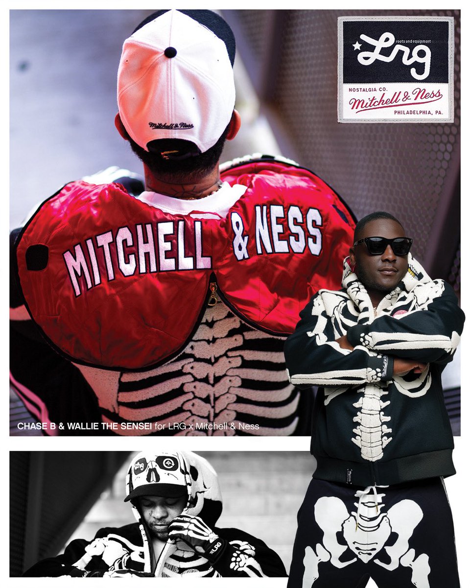 Wallie The Sensei & Chase B for M&N x LRG. LRG and Mitchell & Ness