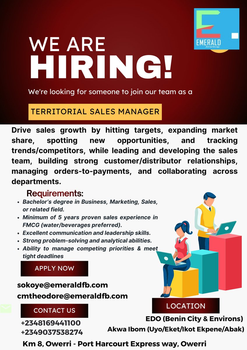 mangero_water's tweet photo. End the Year on a Winning Note!  

As the year winds down, there’s no better time to take the next bold step in your career — and we’re excited to announce that we are hiring.
 
#mangerowater #AdminRole #OfficeJobs #salesmanagerjobs #JobSeekers #EmploymentOpportunity #CareerMove https://t.co/TiFQp1TFjw