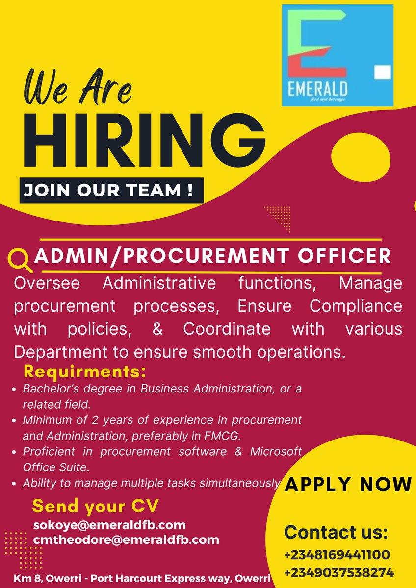 mangero_water's tweet photo. End the Year on a Winning Note!  

As the year winds down, there’s no better time to take the next bold step in your career — and we’re excited to announce that we are hiring.
 
#mangerowater #AdminRole #OfficeJobs #salesmanagerjobs #JobSeekers #EmploymentOpportunity #CareerMove https://t.co/TiFQp1TFjw