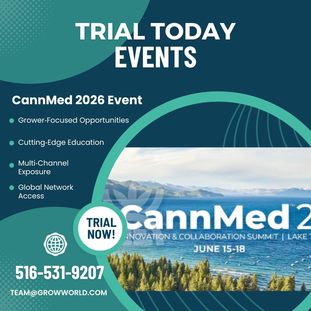 growworldag's tweet photo. 🎫 CannMed Events x Grow World — Elevating the Future of the industry!

The premier global event for cultivators, innovators, investors, and operators is here.

Ready to attend or exhibit?
👉 APPLY HERE: https://t.co/gTokHY7DL2 https://t.co/X8kyGlVePT