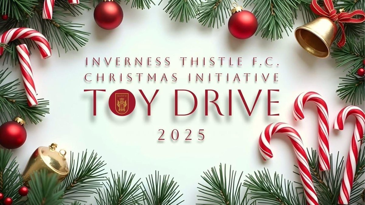 🎁 TOY DRIVE REMINDER 🎁

We’ll be collecting Toy Drive donations again at next Saturday’s home match against St Duthus ❤️

If you’re able to bring along a new toy or gift, it would make a huge difference to local families who could really use a bit of extra support this