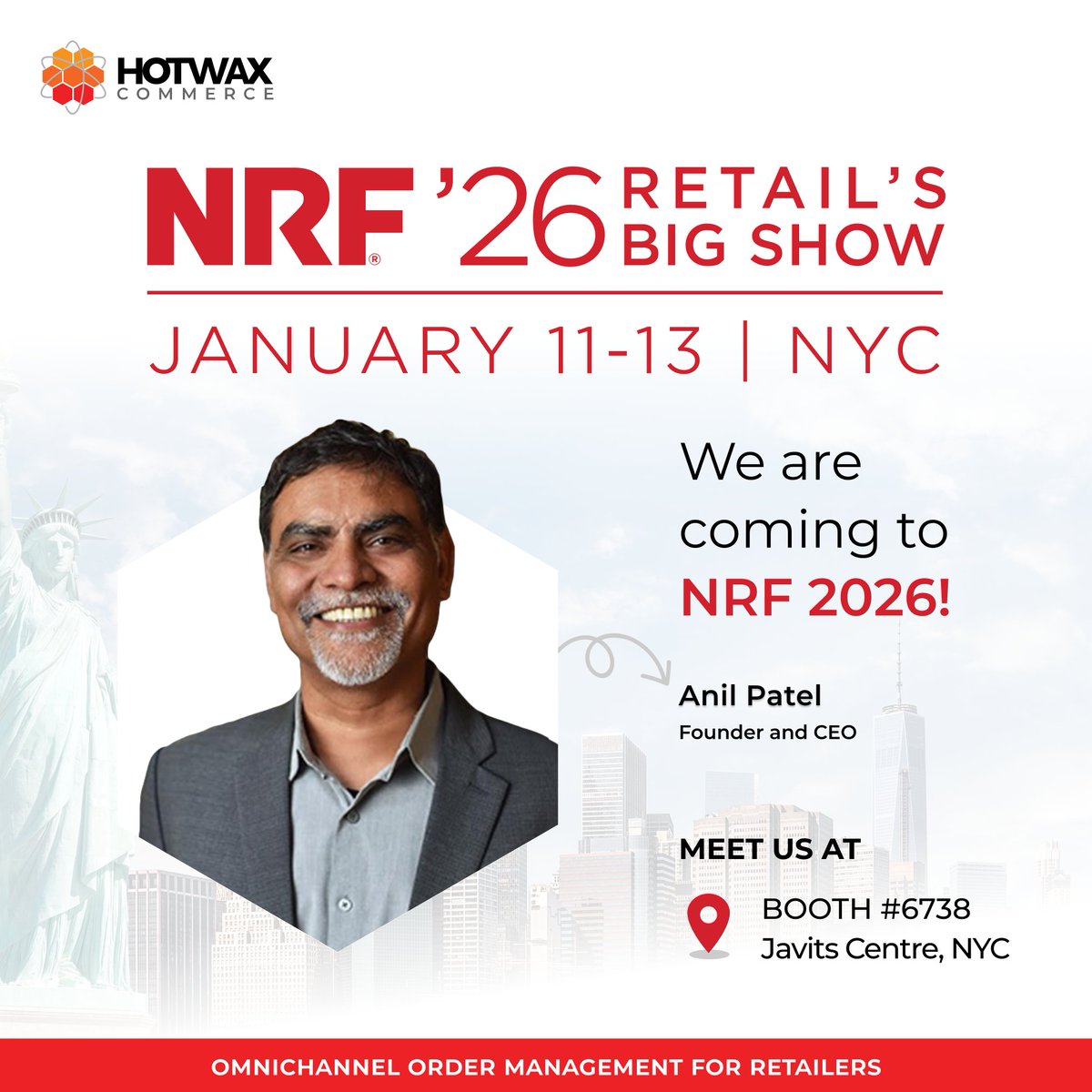 NRF prep is in full swing and the schedule is already shaping up.

Always good to hear what teams are prioritizing as the new year starts and what conversations are gaining momentum across retail.

I’ll be at booth #6738, let's connect: na2.hubs.ly/H02x_zQ0