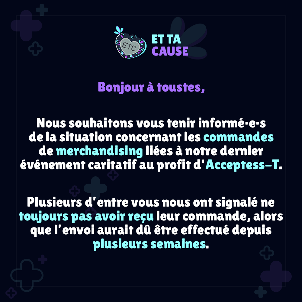 #EtTaCause2025 / 10 - 11 - 12 OCTOBRE 💙💜 tweet media