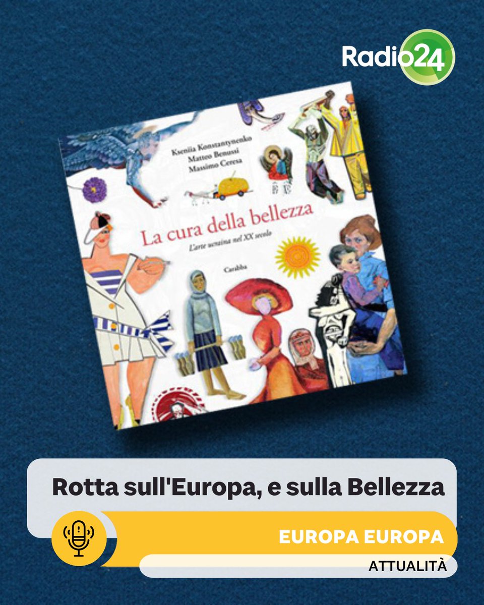 #Europa Europa: Dalle frontiere alla cultura.
1️⃣ Analizziamo la svolta sulle politiche migratorie UE con il Prof. Marco Balboni.
2️⃣ La Prof. Ksenia Kostantinenko ci guida nella "Cura della Bellezza" #ucraina nel Novecento. 🇺🇦🇪🇺
Ascolta la puntata: tinyurl.com/yhu9tmpv
#Radio24