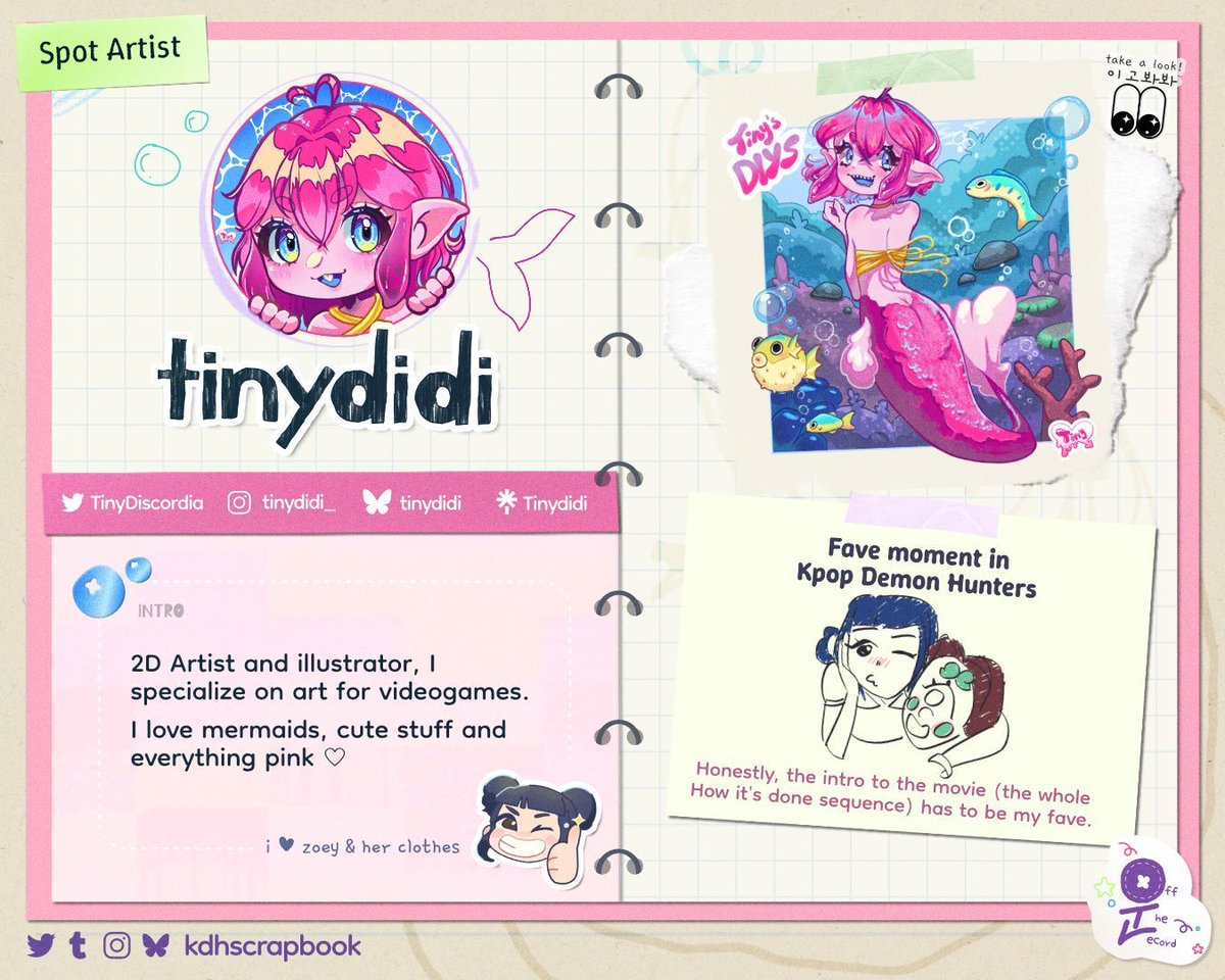 With <a href="/TinyDiscordia/">TinyDidi🐡 (Vgen Comissions 0/3)</a>'s love for cute stuff and vibrant colours, we know the Huntrix girls will be in safe hands! She's sure to show us how it's done.

#KPOPDEMONHUNTERS #KPDH #HUNTRIX #kpdhzine