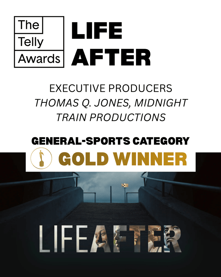 AlignedTalent's tweet photo. ♥️  #FBF to the 2023 @tellyawards when Life After won gold! So proud! https://t.co/ZBFH4d7TiI